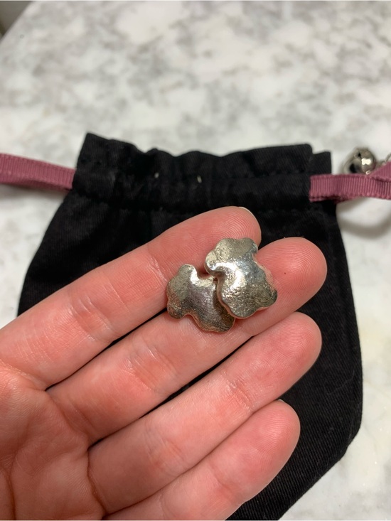 Tous Jewelry - Tous Silver Flower Motif Earrings